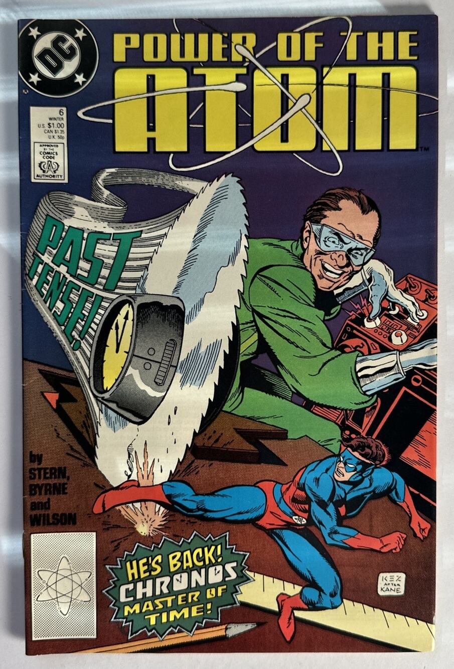 DC Comics Power Of The Atom #6 1988 Vintage Comic Book